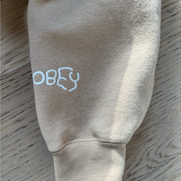 Obey Tan Graphic Hoodie - Picture 3 of 6
